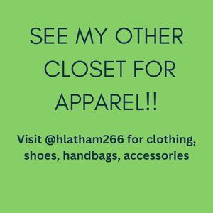 Visit my other closet for apparel